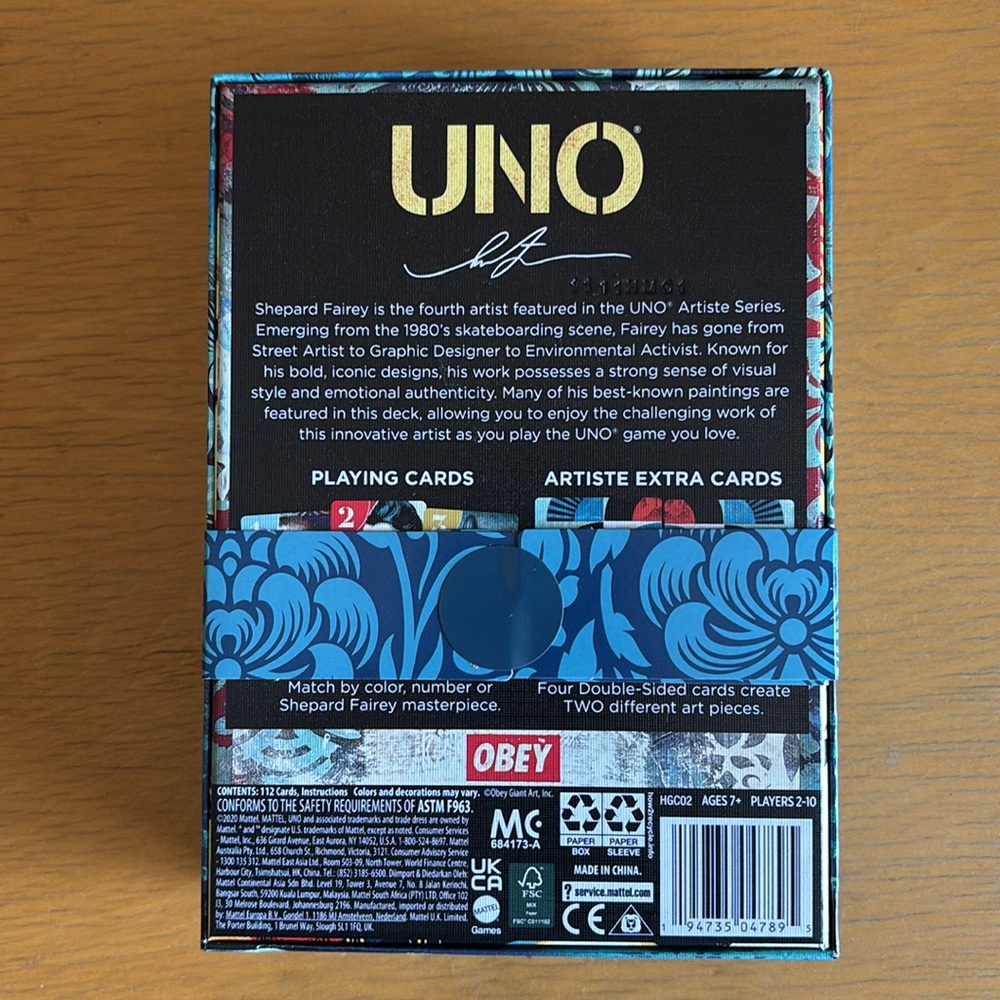 Shepard Fairey Obey – Uno Artiste Series (2020) - Picture 2 of 5
